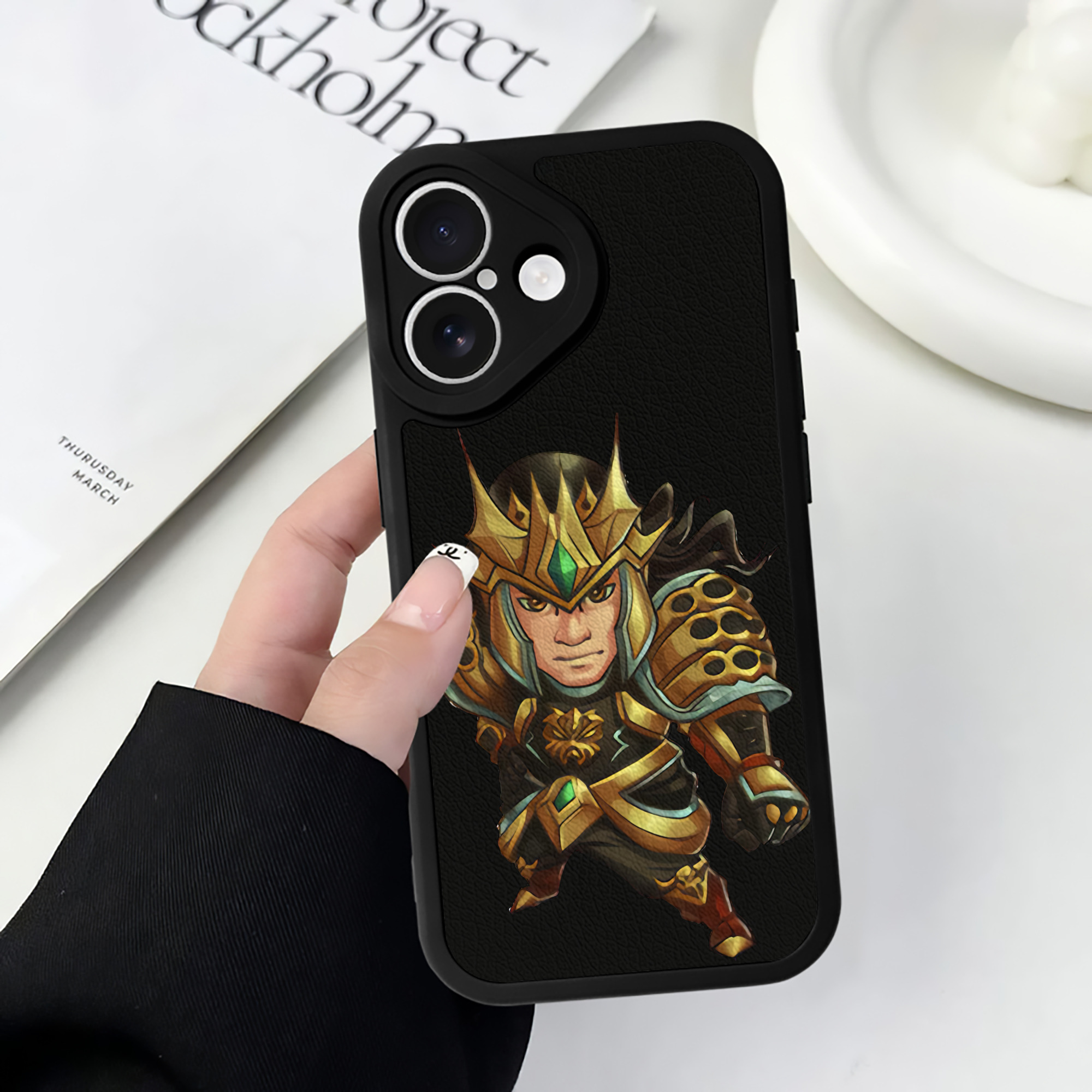 リーグ・オブ・レジェンド League of Legends LOL 【iPhone 16シリーズ対応】シリコンスマホケース（レザー調） 材質：シリコン
